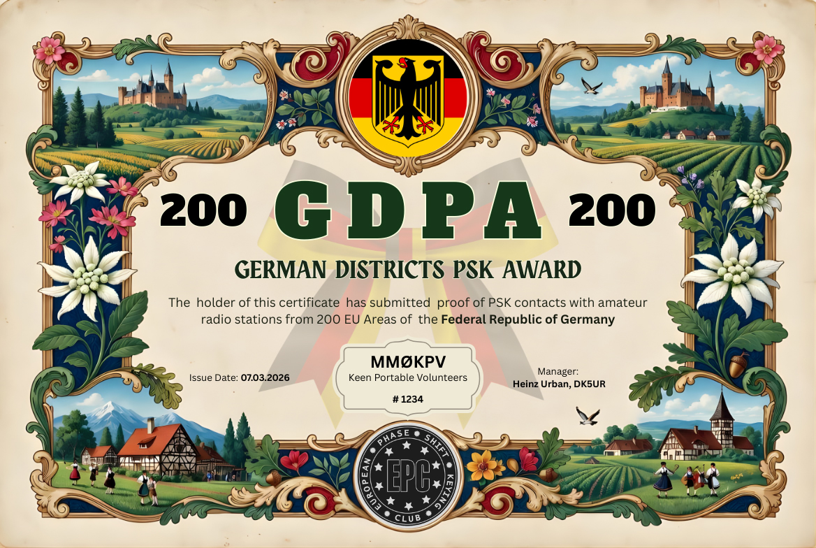 GDPA 200 certificate preview